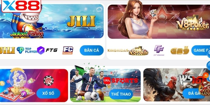Điểm mặt những thể loại hấp dẫn tại nhà cái