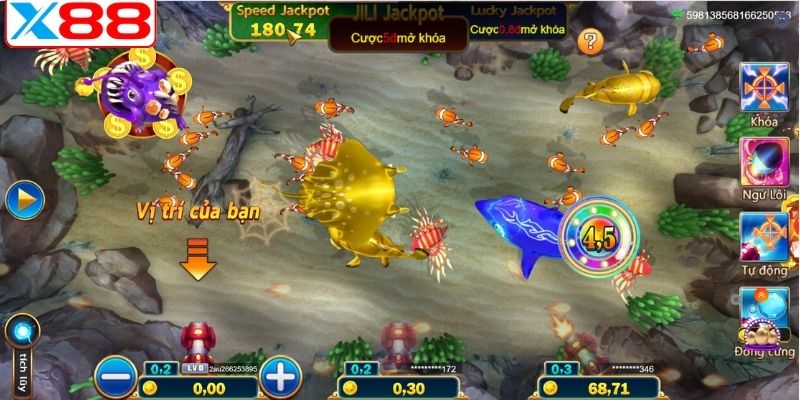 Quy trình tham gia chơi bắn cá X88 đơn giản